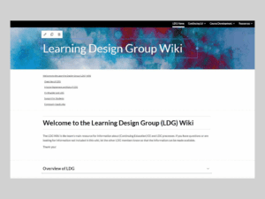 Wiki homepage created by Dee Warren, owner of Pack W Digital Design a web design company