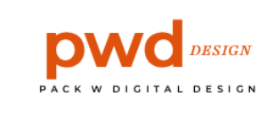 Pack W Digital Design logo for footer of website